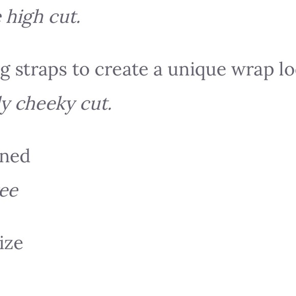 Cheeky Swim One Piece Swim Suit - Picture 5 of 6